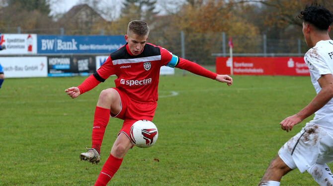 Florian Krajinovic, Kapitän der A-Junioren des SSV Reutlingen.