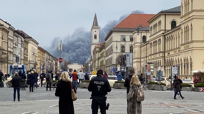 Feuer in München