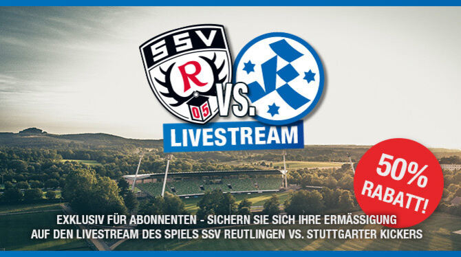 Livestream SSV Reutlingen vs. Stuttgarter Kickers