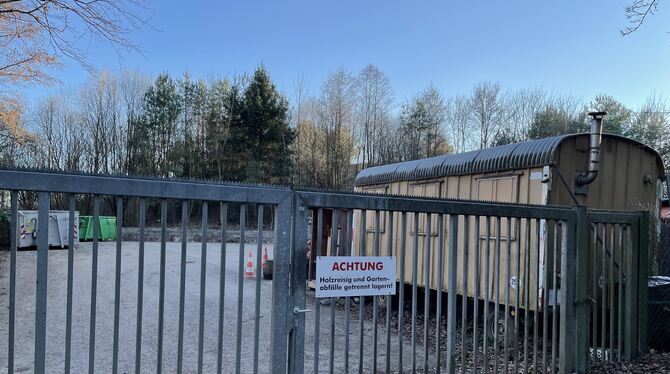 Der Häckselplatz Schindhau in Pliezhausen öffnet im März neuerdings an zwei Tagen statt nur an einem Tag pro Woche.  FOTO: KLEIN