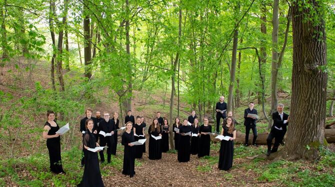 Der »Figure Humaine Kammerchor« aus Stuttgart musiziert in Münsingen.  FOTO: PR