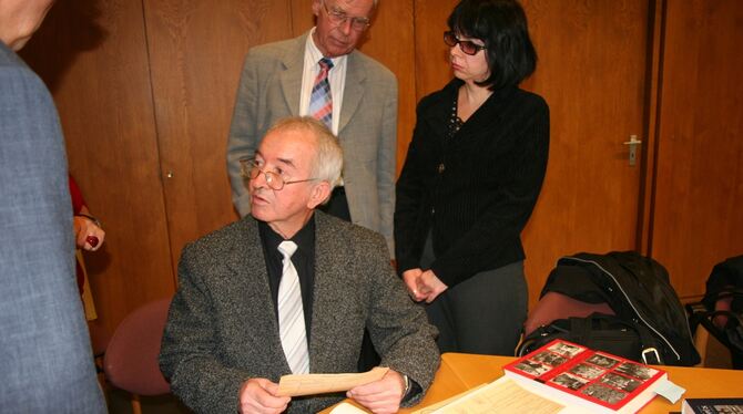 Iwan Ischtschuk bei seinem Besuch 2007 in Reutlingen. FOTO: STADT