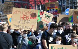 Rund 750 meist junge Leute sind am Freitagnachmittag beim Klimastreik von Fridays for Future durch Reutlingen gezogen. 