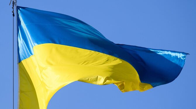 Ukrainische Flagge