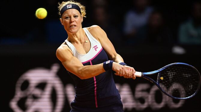 Laura Siegemund in Aktion