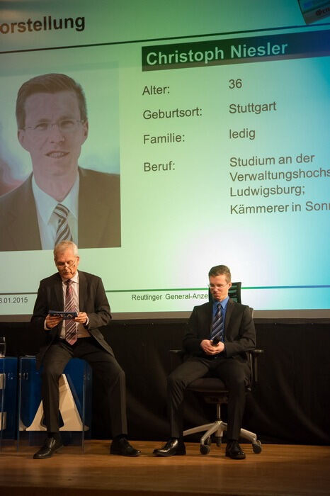 GEA-Wahlpodium Bürgermeisterwahl Trochtelfingen 2015