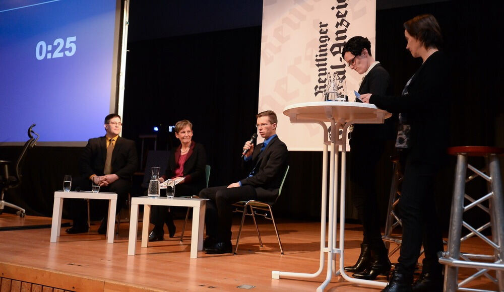 GEA-Wahlpodium Bürgermeisterwahl Trochtelfingen 2015