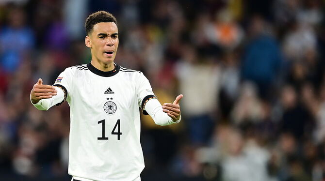 Supertalent Jamal Musiala versteht sich in der deutschen Nationalmannschaft als offensiver Regisseur.  FOTO: GROOTHUIS/WITTERS