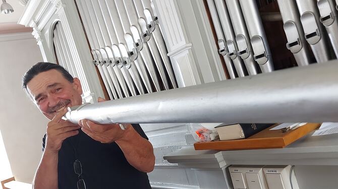 Ein Leben für die Kirchenmusik: Seit 50 Jahren spielt Franz Vetter in der Kirche St. Georg in Wilsingen die Orgel bei Gottesdien