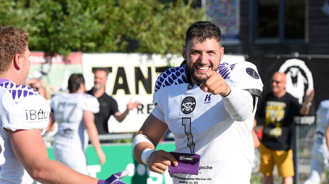 Eagles-Quarterback Benjamin Kotraci:  »Der Wille wird eine entscheidende Rolle spielen« FOTO: BAUR