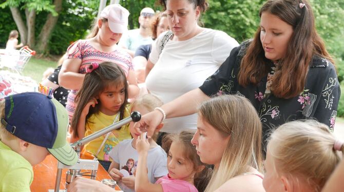 Andrang beim Kinderprogramm. FOTO: NOL