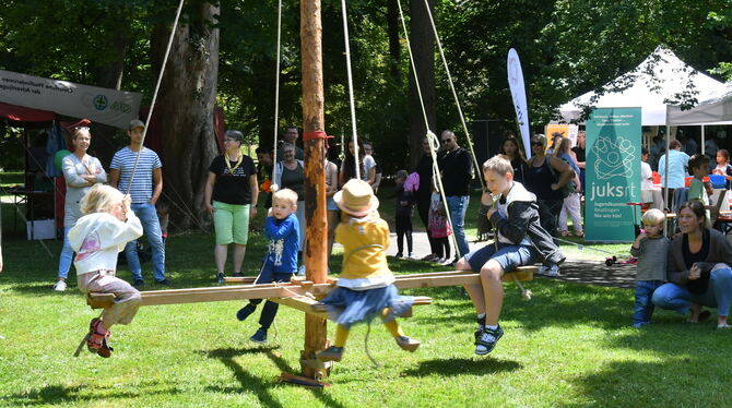 Alles drehte sich um die Kinder.  FOTO: MEYER