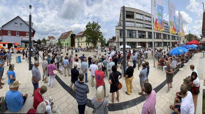 Der lange Weg zur neuen Stadtmitte. Am Samstag feierten die Mössinger den vorläufigen Abschluss des großen Umbaus in und entlang