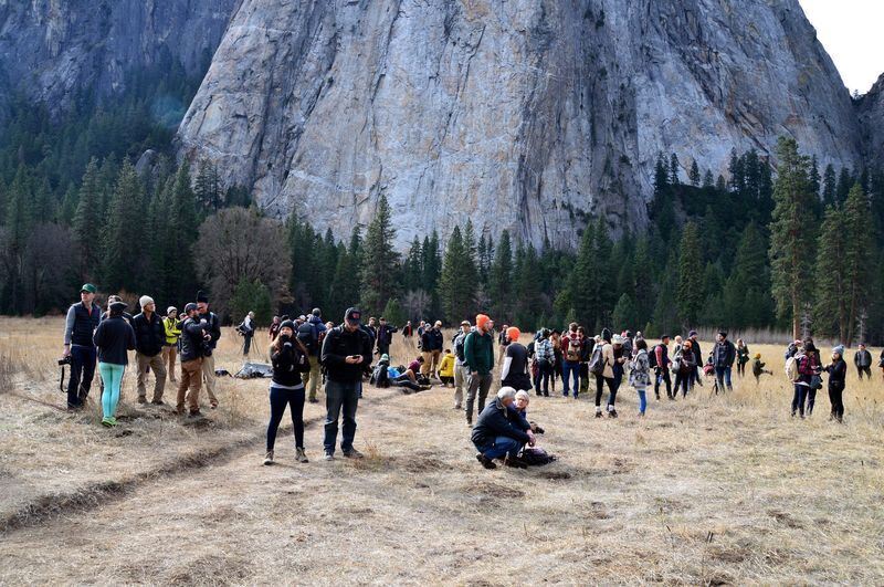 Extrem-Kletterer bezwingen Steilwand in Kalifornien