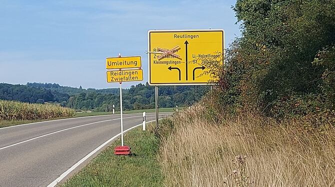 Obacht: Auch hier geht’s nach dem scheena »Reidlingen«.  FOTOS: FISCHER