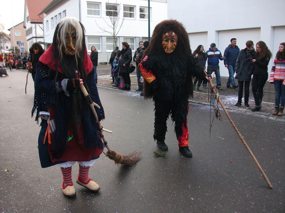 Narrenumzug Wilde Weiber Wannweil 2015