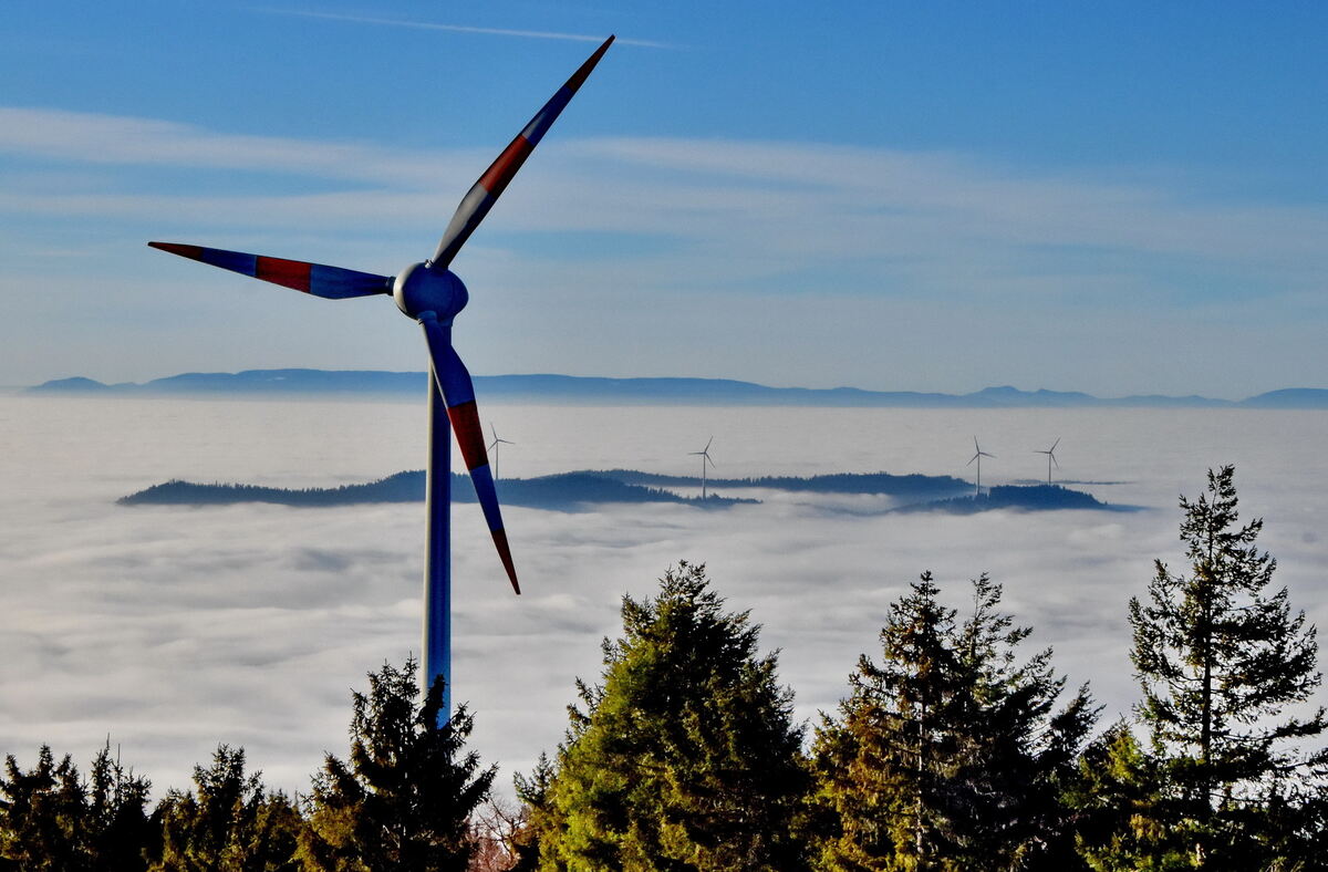 Windkraft über dem Kinzigtal FOTO JÜRGEN MEYER