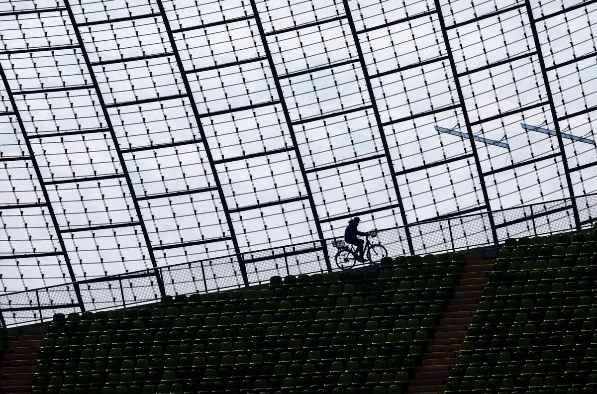 Dach des Olympiastadions