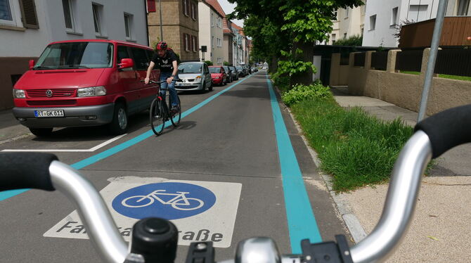 Von einer Fahrradstraße wie in Reutlingen kann der Pliezhäuser Gemeinderat nur träumen - zu steil ist die Gemeinde.
