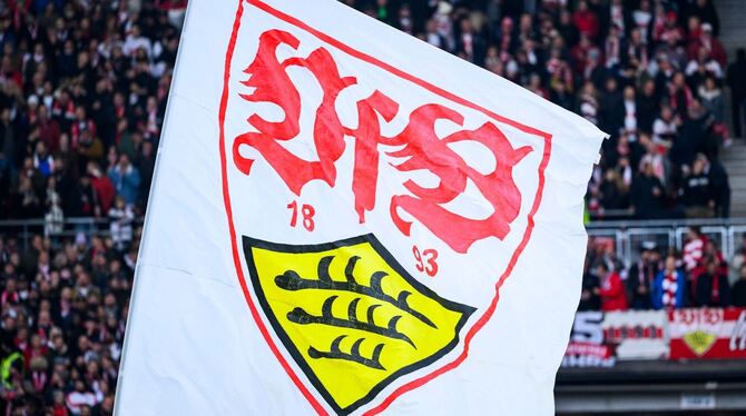 Die Fahne des VfB Stuttgart