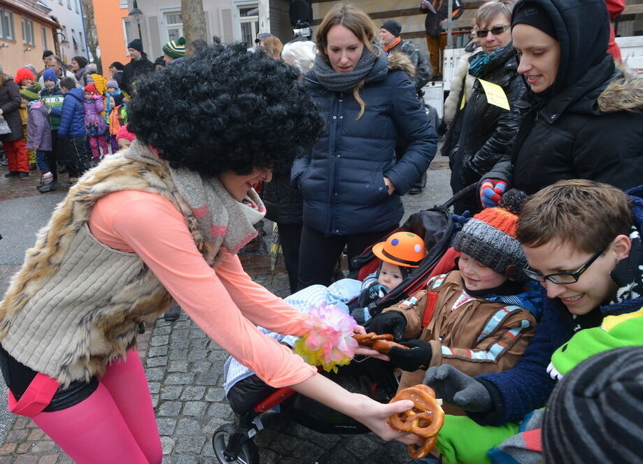 Fasnetsumzug in der Reutlinger Innenstadt