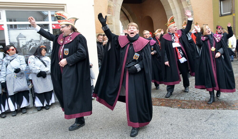 Fasnetsumzug in der Reutlinger Innenstadt