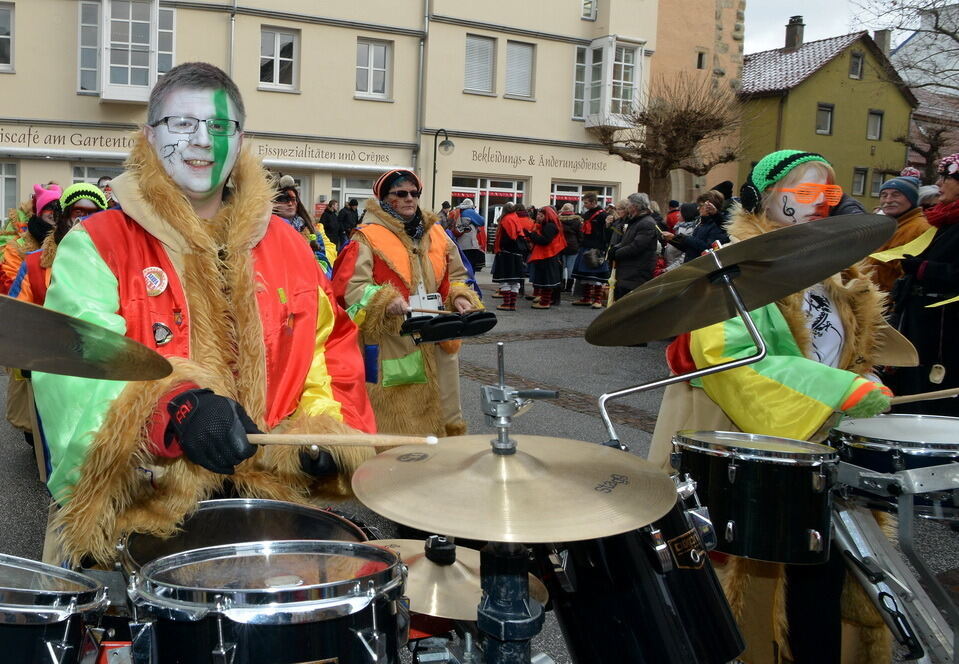 Fasnetsumzug in der Reutlinger Innenstadt