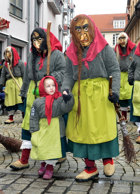 Fasnetsumzug in der Reutlinger Innenstadt