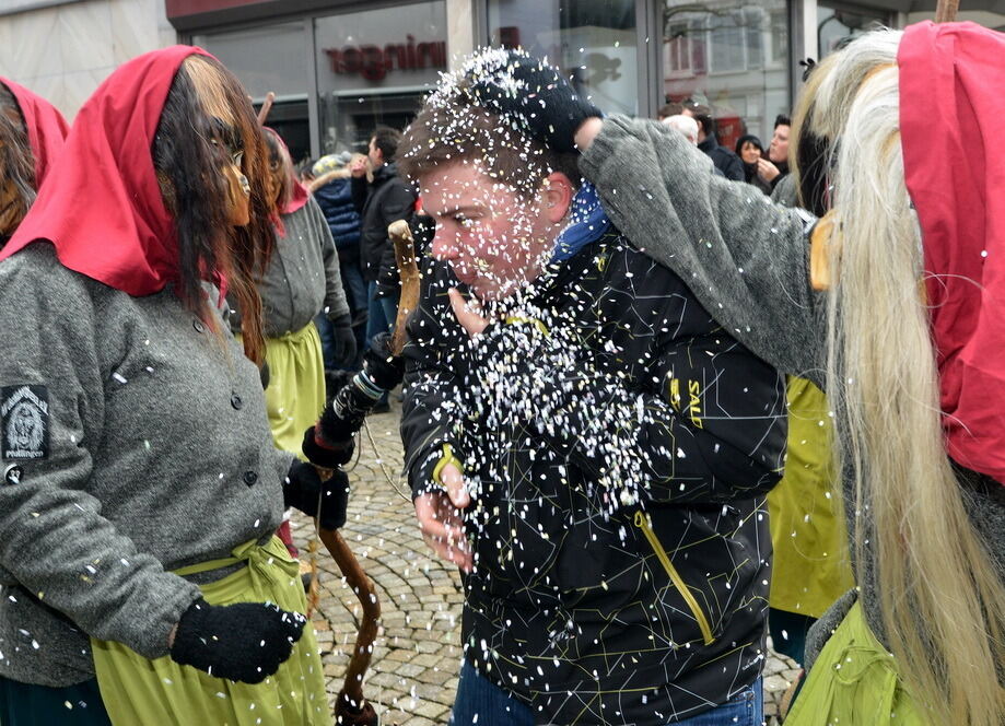 Fasnetsumzug in der Reutlinger Innenstadt