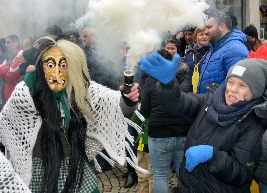 Fasnetsumzug in der Reutlinger Innenstadt