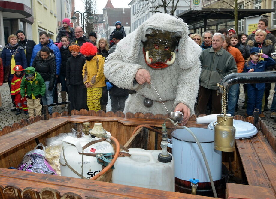 Fasnetsumzug in der Reutlinger Innenstadt