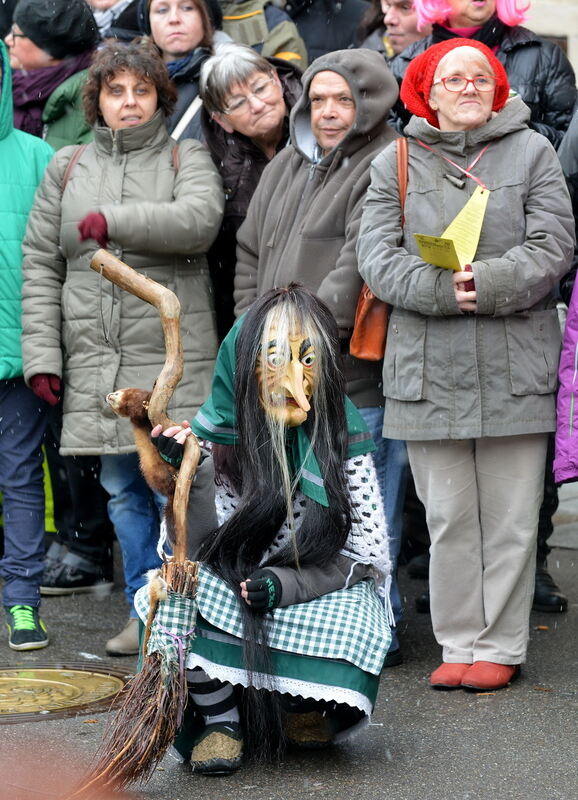 Fasnetsumzug in der Reutlinger Innenstadt