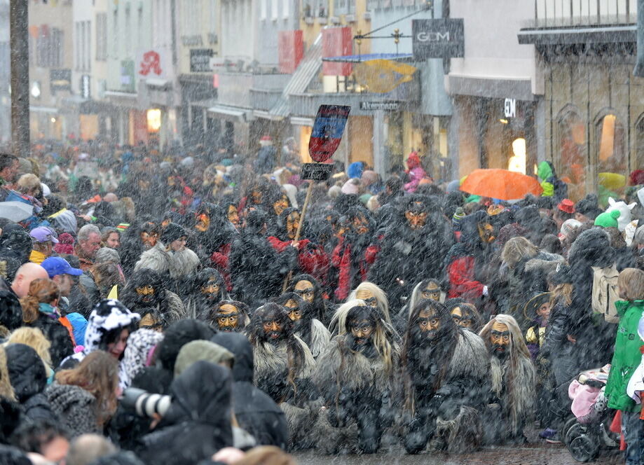 Fasnetsumzug in der Reutlinger Innenstadt