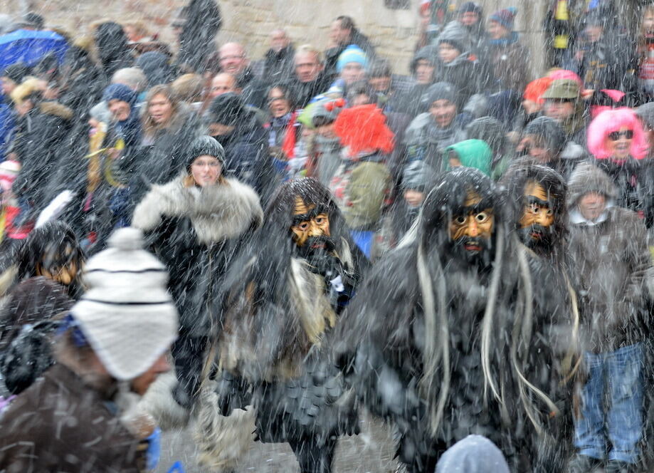 Fasnetsumzug in der Reutlinger Innenstadt