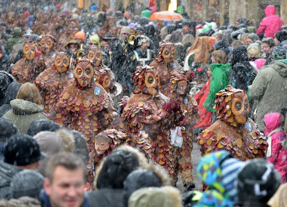 Fasnetsumzug in der Reutlinger Innenstadt