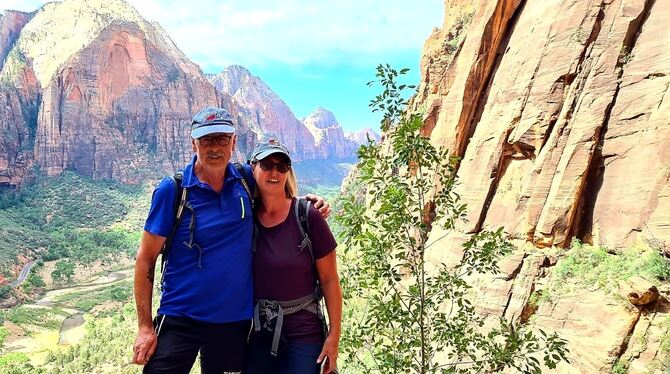 Dieter Aulich und Susanne Steinmaier sind mittlerweile 30.000 Kilometer geradelt.