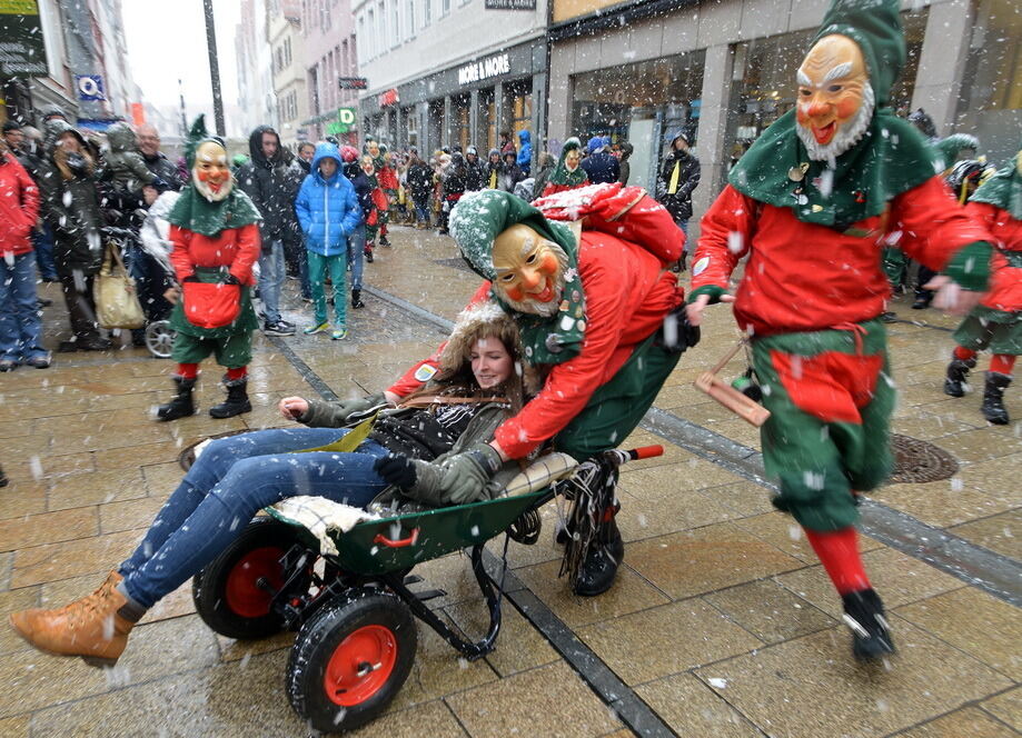 Fasnetsumzug in der Reutlinger Innenstadt