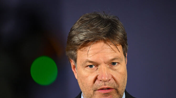 Robert Habeck (Bündnis 90/Die Grünen), Bundesminister für Wirtschaft und Klimaschutz.  FOTO: SOEREN STACHE/DPA