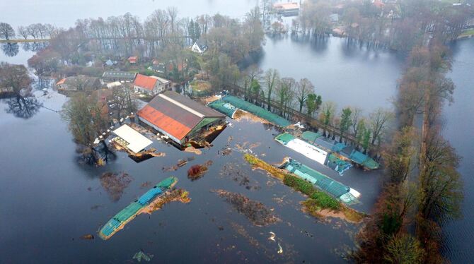 Überschwemmungen in Timmersloh