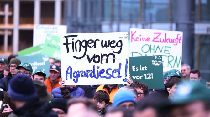 Bauernproteste - Düsseldorf
