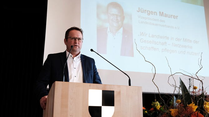 Kritik an Bürokratie und zu strengem Tierschutz: Landesverbands-Vize Jürgen Maurer.