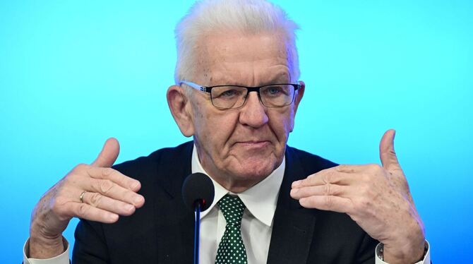 Baden-Württembergs Ministerpräsident Winfried Kretschmann (Grüne)