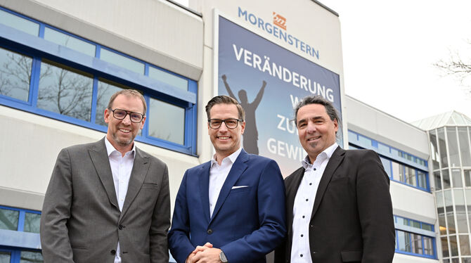 Vorstand der Morgenstern AG (von links): Thomas Morgenstern, Vorsitzender Robin Morgenstern und Erhard Wezel.