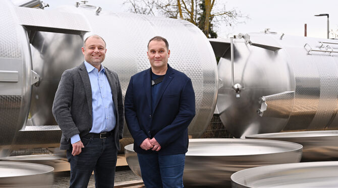 Die Brüder Fabian (links) und Stefan Speidel stehen als geschäftsführende Gesellschafter in vierter Generation der Speidel Tank-