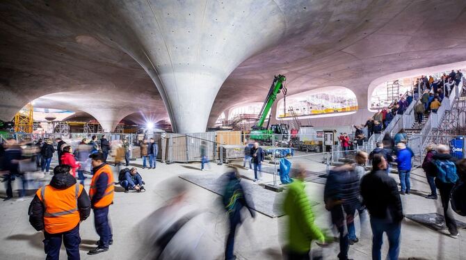 »Tage der offenen Baustelle« am Stuttgarter Tiefbahnhof