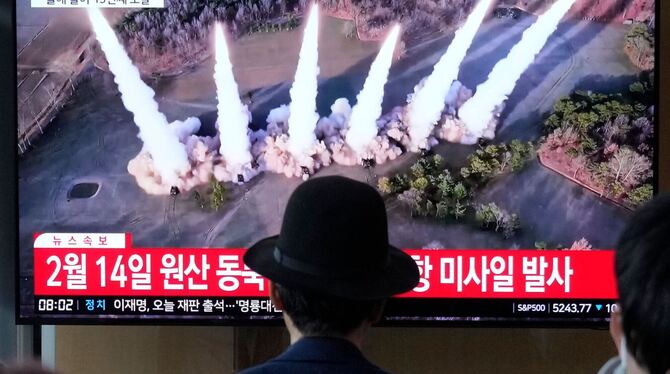 Raketenstarts in Nordkorea