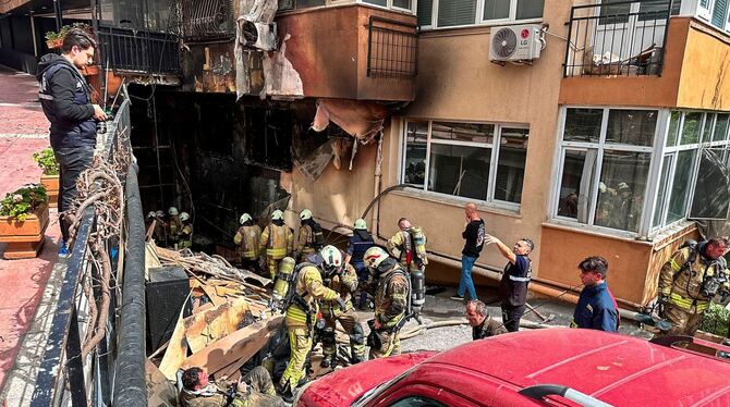 Brand in Istanbul