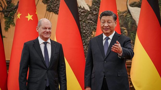 Bundeskanzler Scholz besucht China