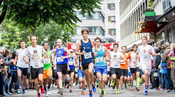 Start des Hauptlaufs über fünf und zehn Kilometer ist um 19 Uhr.  FOTO: VEREIN