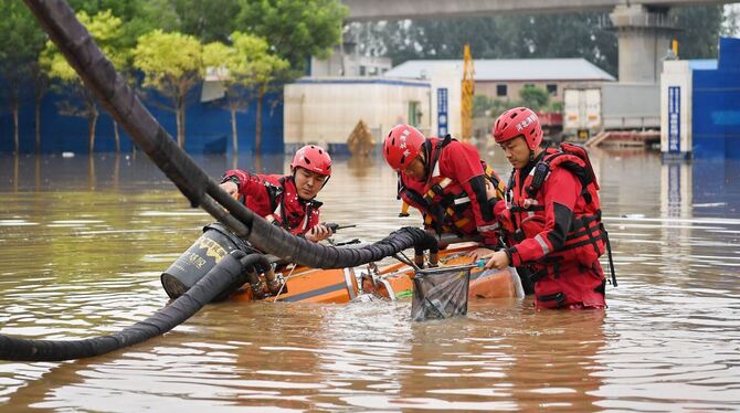 Unwetter in China